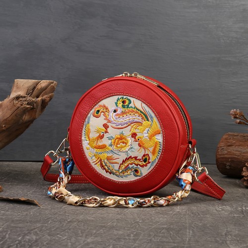 Genuine Leather Handbags Shoulder Bags Vintage Designer Handbag