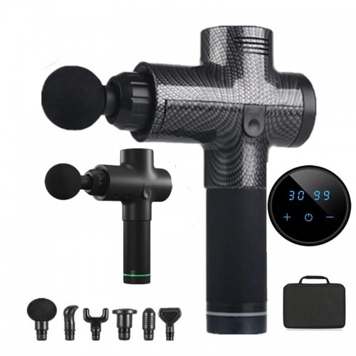 30 Speed LCD Display Massage Gun Touch Screen Deep Tissue Percussion Muscle Mass