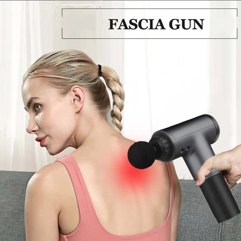 Electric Massage Gun Body Muscle Deep Fascia Massager Muscle Pain Relief Exercising