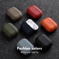 Luxury Leather Airpods Case Pro With Leather Hand Strap and Neck Lanyard Keychain