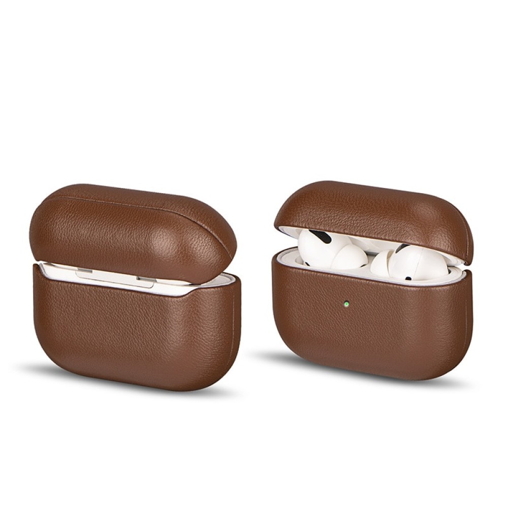 Best Designer Luxury Leather Airpods Case With Leather Hand Strap For Airpods Case